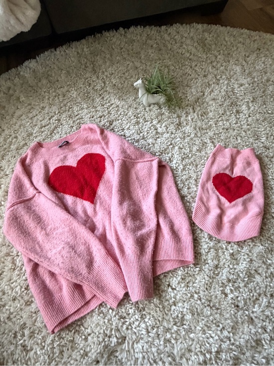 CeCe Tops - Soft knit sweater dog pet doggy mom matching outfits mom by CeCe Solid pink
